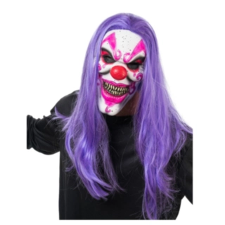 Gyselig Klovn Maske Lilla