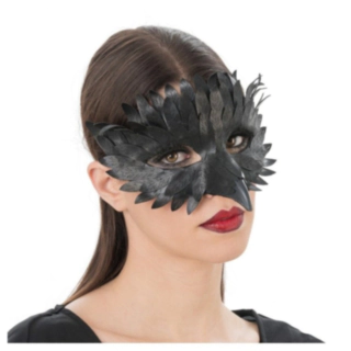 Ravn Halvmaske Sort