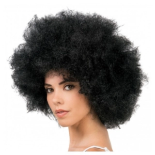 Afro Paryk Sort