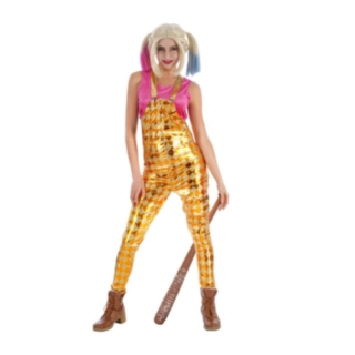 Harley Quinn Kostume Guld