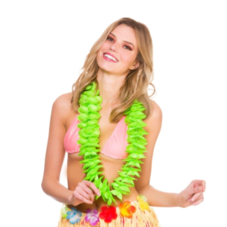 Deluxe Hawaii Krans Grøn