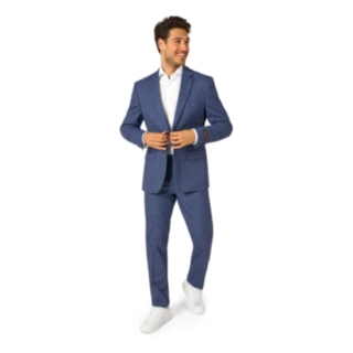 OppoSuits Daily® Navy Check Jakkesæt