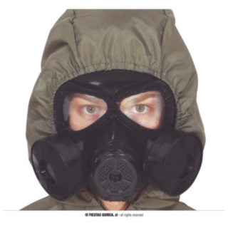 Klassisk Gasmaske Sort