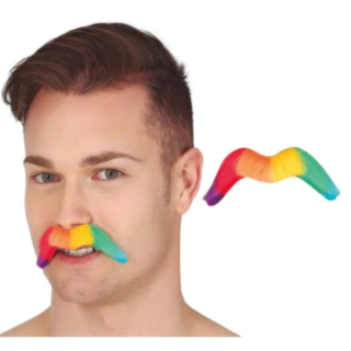 Pride Moustache Regnbue
