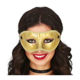 Masquerade Øjenmaske Guld