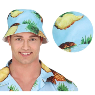 Hawaii Ananas Bøllehat Blå