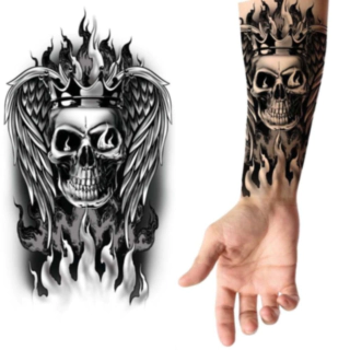 Kranie Falsk Tatovering