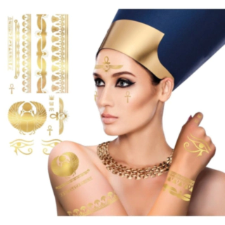 Egyptisk Gudinde Falske Tatoveringer