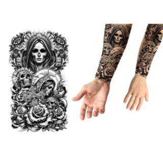 Catrina Halloween Falsk Tatovering