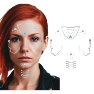 Cyborg Falske Tatoveringer