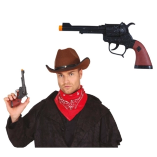 Cowboy Legetøjsrevolver Sort