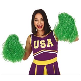 2-Pak Grønne Pom-Pom