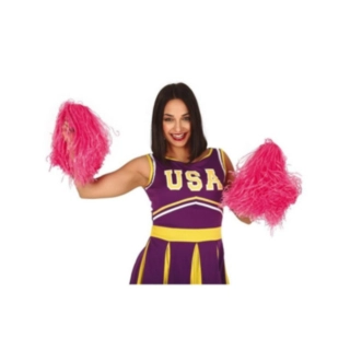 2-Pak Pink Pom-Pom
