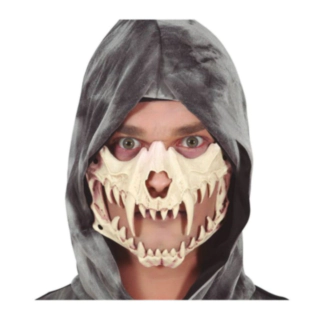 Skeletdrage Maske
