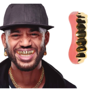 Guld Grillz Gangster Tænder