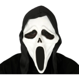 Scream Maske Med Hætte