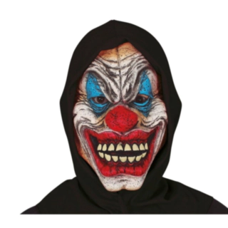 Horror Klovn Vinylmaske Med Hætte