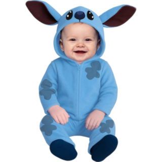 Blå Alien Babykostume