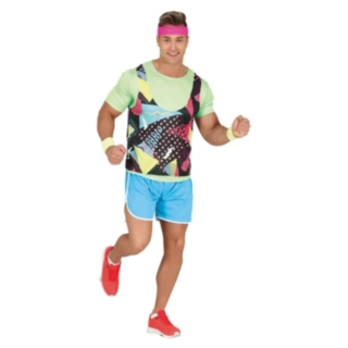 80'er Retro Fitness Kostume