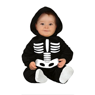 Mini Skelet Babykostume