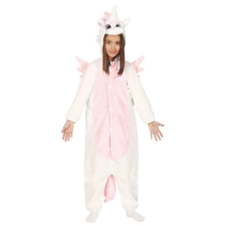Enhjørning Lyserød Onesie Børnekostume