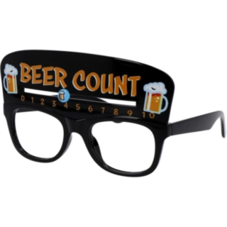 Beer Count Festbriller Sort