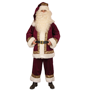 Premium Fløjl Julemandskostume