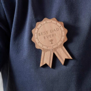 Best Dad Ever Broche
