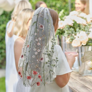 Floralt Brudeslør