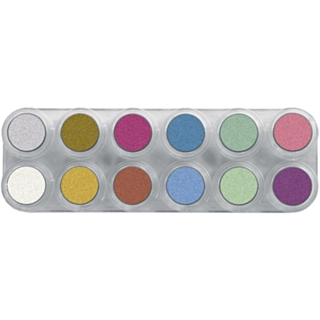 Grimas Vandsminke med glans Pure, P12, Palet 12