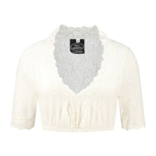Dirndlbluse Naturhvid