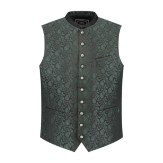 Tyrolervest Jacquard Grøn