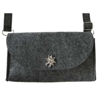 Edelweiss Tyrolertaske Grå