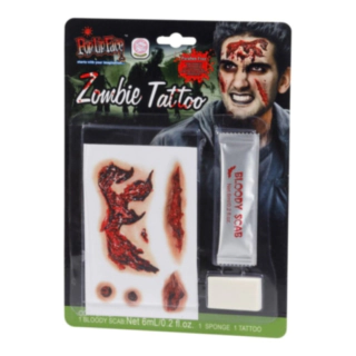 Zombie Tatovering & Blod Sæt