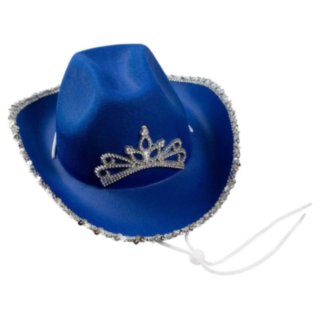Glimmer Cowboyhat Blå