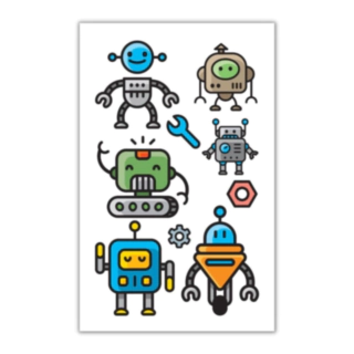 Robot Falske Tatoveringer