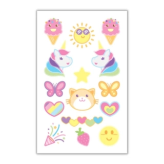 Kawaii Ikoner Falske Tatoveringer