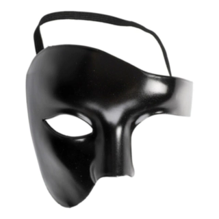 Phantom Halvmaske Sort