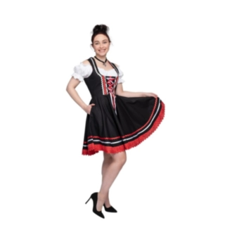 Dirndl Carmen Sort