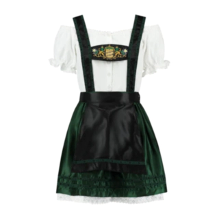 Mørkegrønt Dirndl Kostume