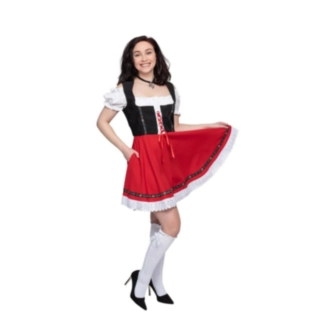 Dirndl Lise Rød