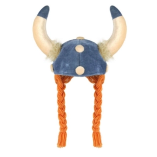 Viking Hjelm Med Fletninger