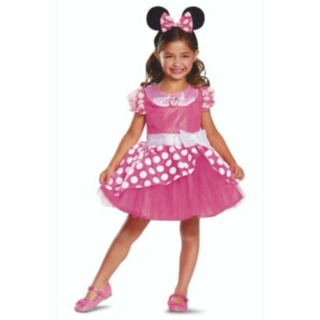 Disney® Minnie Mouse Pink Deluxe Børnekostume