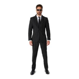 Suitmeister® Glow Pinstripe Gangster Jakkesæt