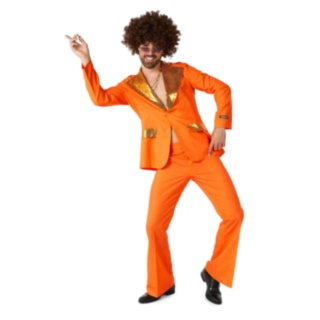 Suitmeister® Orange Disco Fever Jakkesæt