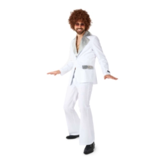 Suitmeister® White Disco Fever Jakkesæt