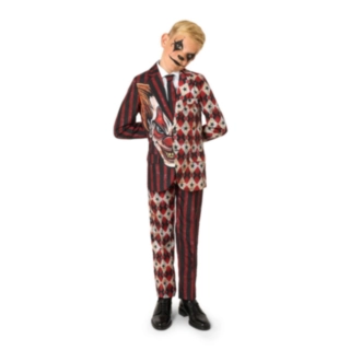 Suitmeister® Scary Clown Børnejakkesæt