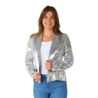 Suitmeister® Silver Sparkle Blazer