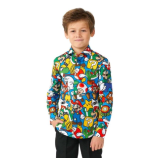Opposuits Super Mario® Børneskjorte