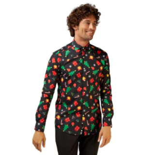 Opposuits® Christmas Icons Black Skjorte